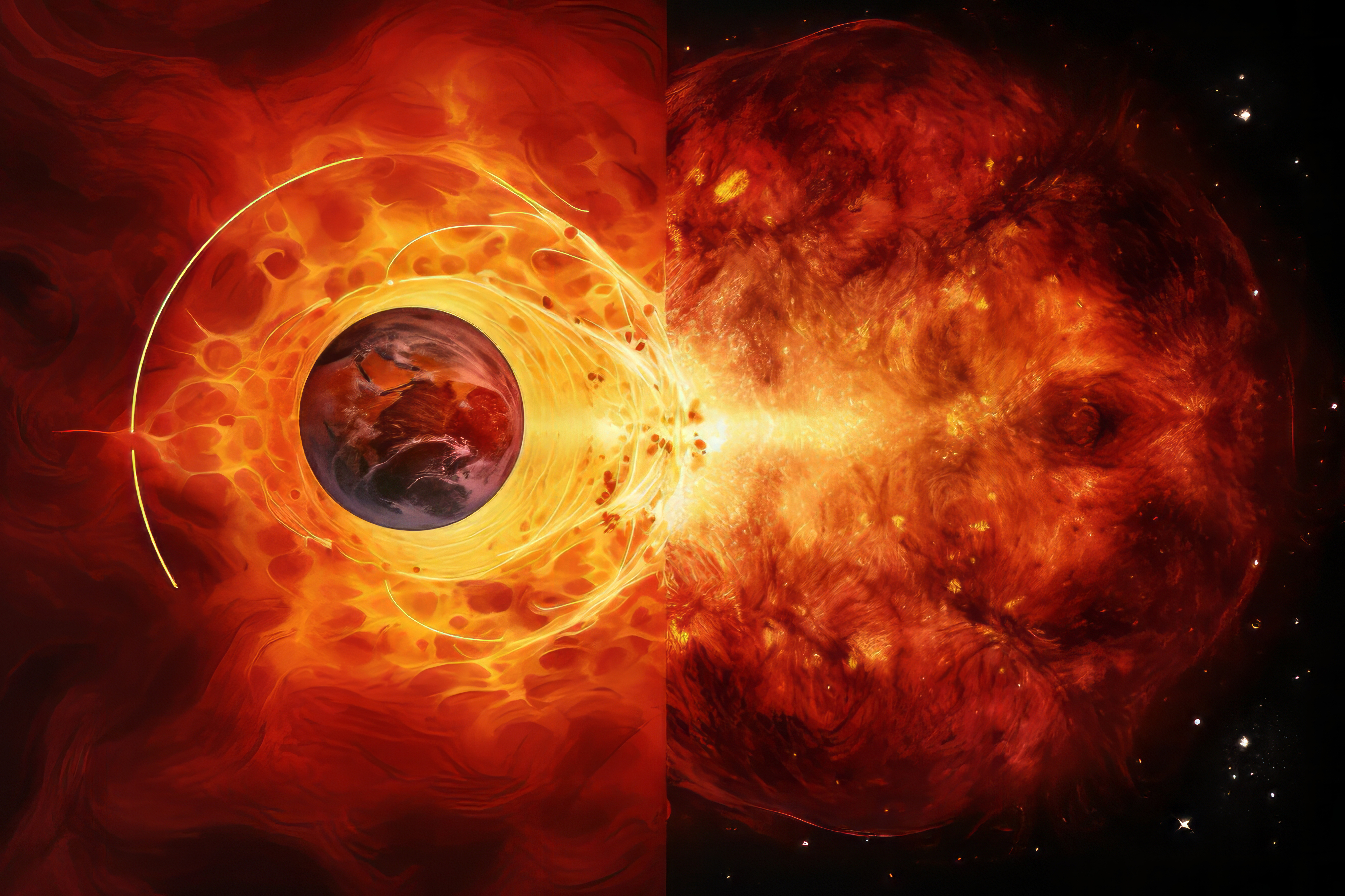 Мощная магнитная буря накроет Землю в преддверии Нового года