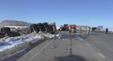 Очередная авария произошла на трассе «Омск-Тюмень»